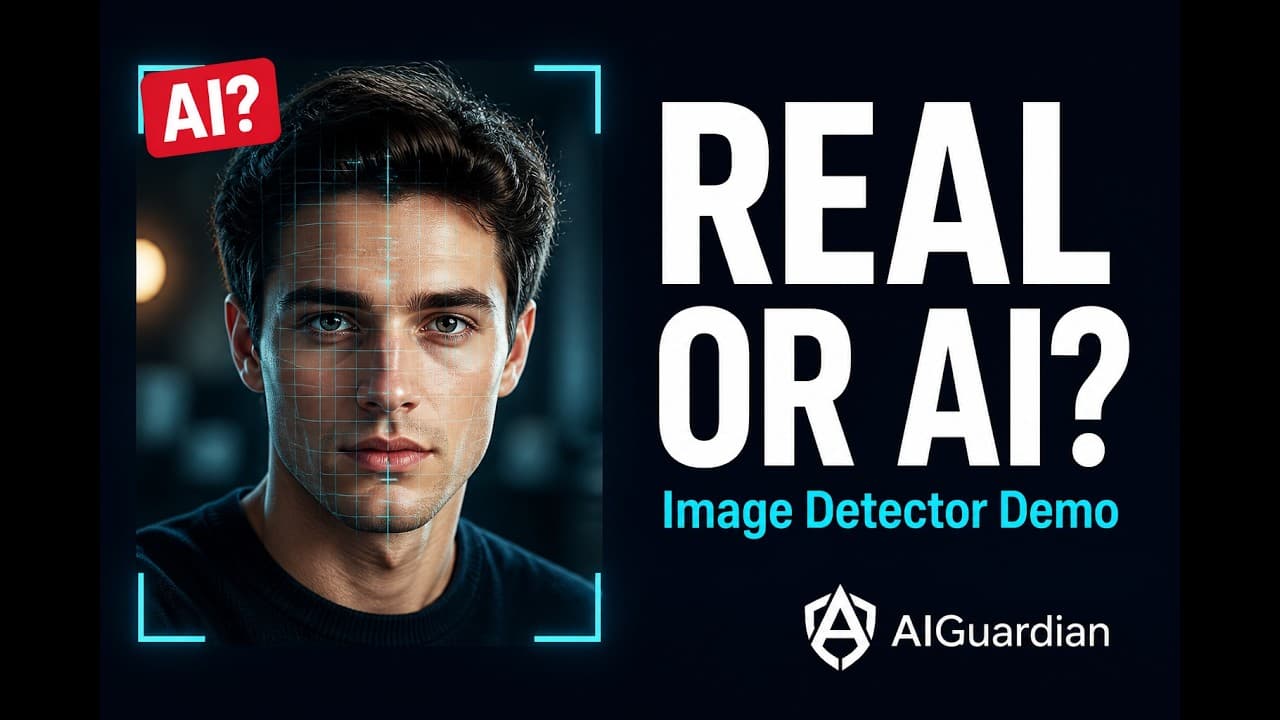 YouTube thumbnail for the AIGuardian product demo video